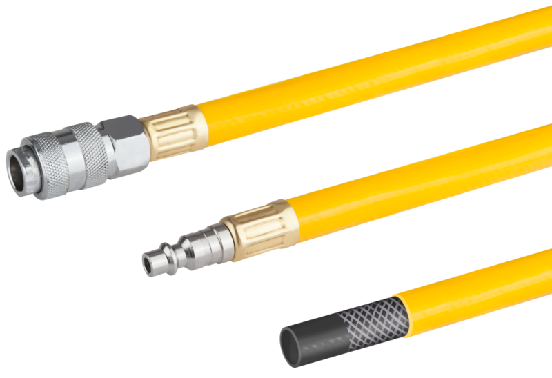 Furtun Aer Comprimat Conectare Rapida / D[mm]: 9; L[m]: 10 - Cuple si furtunuri pneumatice - Simple Tools