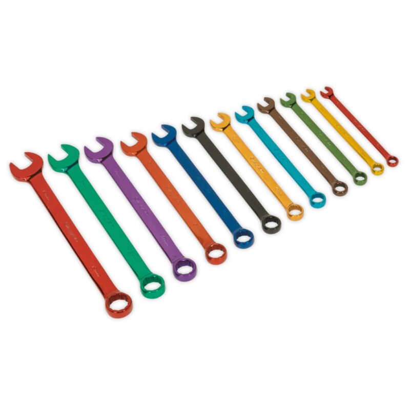 Set Multicolor Chei Combinate, 12 Piese - Truse Scule - Simple Tools Set Multicolor Chei Combinate, 12 Piese - Truse Scule - Simple Tools