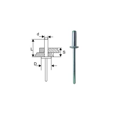 POP-NITURI ALUMINIU - ALUMINIU - Suruburi si nituri - Simple Tools