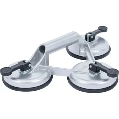 Dispozitiv cu 3 ventuze pentru parbrize, ø 115 mm, sarcina max. 95 Kg, BGS 7996