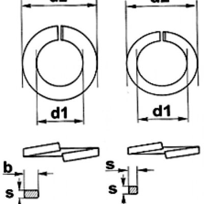 SAIBA GROWER FORMA "B" DIN 127, OTEL, ZINCAT - Piulite si saibe - Simple Tools
