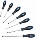 Set surubelnite cu varf drept + cruce PH1 si PH2, 7 piese, BGS 7944