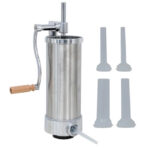 Aparat facut carnati Craft Tec vertical, 4Kg INOX - Masini umplut carnati - Simple Tools