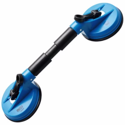 Ventuza dubla de cauciuc cu capete flexibile pentru parbrize, diametru Ø 120 mm, lungime 390 mm, BGS 8000