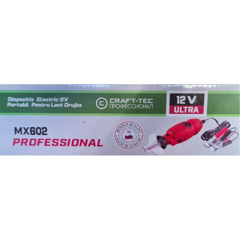 Dispozitiv portabil electric 12 V pentru ascutit lant drujba CRAFT-TEC MX602 - Ascutitoare - Simple Tools