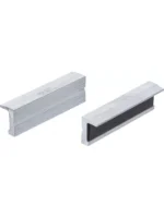 Bacuri protecţie menghina, aluminiu, laţime 100mm, 2 piese, BGS 6797