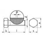 SURUB CU CAP HEXAGONAL TOTAL FILETAT CU PAS FIN DIN 961, OTEL GR.8.8 - Suruburi si nituri - Simple Tools