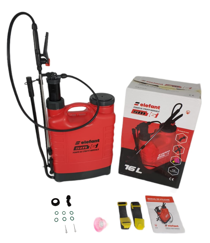 ELEFANT SM16L, Pompa de stropit manuala - Pompe de stropit si Vermorele - Simple Tools ELEFANT SM16L, Pompa de stropit manuala - Pompe de stropit si Vermorele - Simple Tools