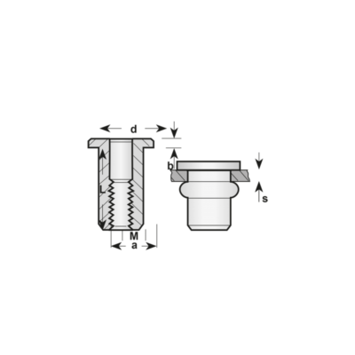 PIULITE-NIT STANDARD, OTEL - Piulite si saibe - Simple Tools