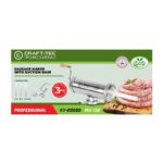 Aparat facut carnati Craft Tec, 3kg, inox, ventuza fixare - Masini umplut carnati - Simple Tools