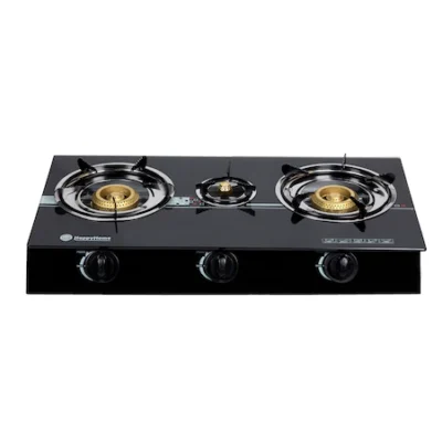 Aragaz cu plita din sticla si 3 ochiuri, CRAFT-TEC, alimentare GPL Butelie - Aragaze - Simple Tools
