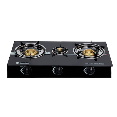 Aragaz cu plita din sticla si 3 ochiuri, CRAFT-TEC, alimentare GPL Butelie - Aragaze - Simple Tools
