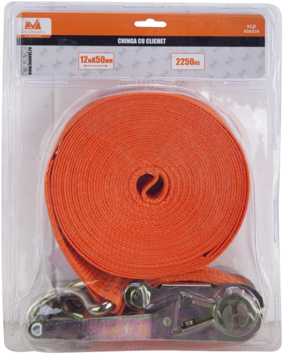 CHINGA CU CLICHET 50MM 12M - Accesorii protectia muncii - Simple Tools