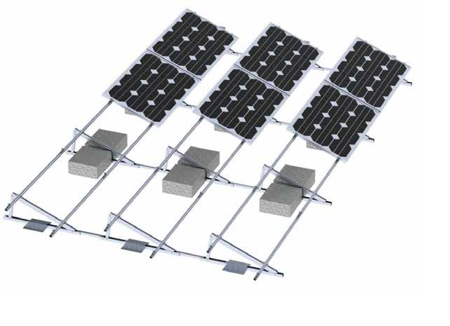 Kit complet de montaj pentru 30 panouri - Reglabil 20-30Â° - Panouri Solare - Simple Tools