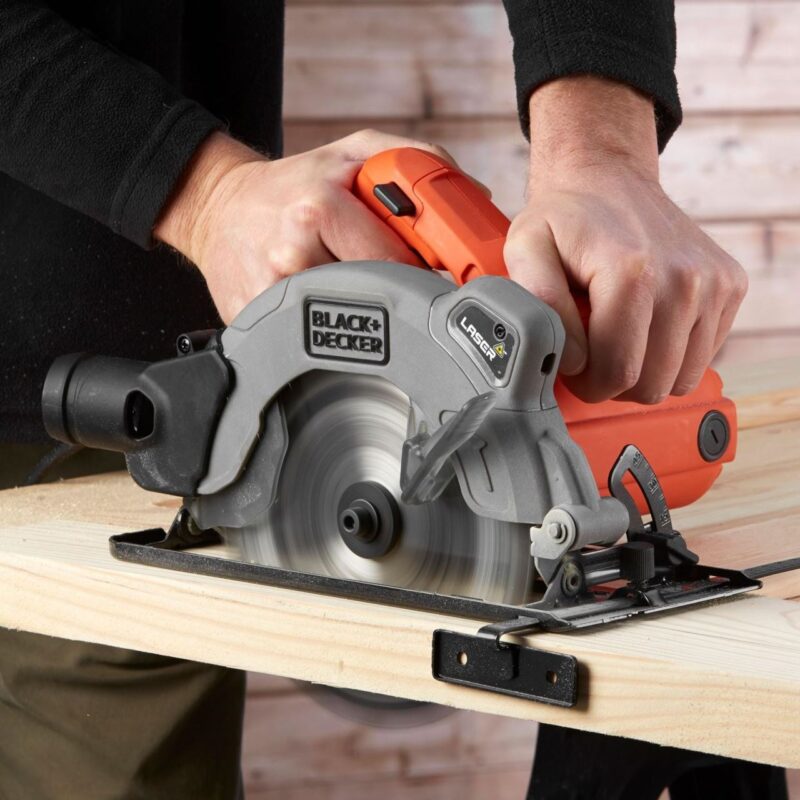 Fierastrau circular Black&Decker, CS1250LKA, 1250 W, 190X16, 65 mm, 2 discuri - Fierastraie pendulare/sabie si circulare - Simple Tools