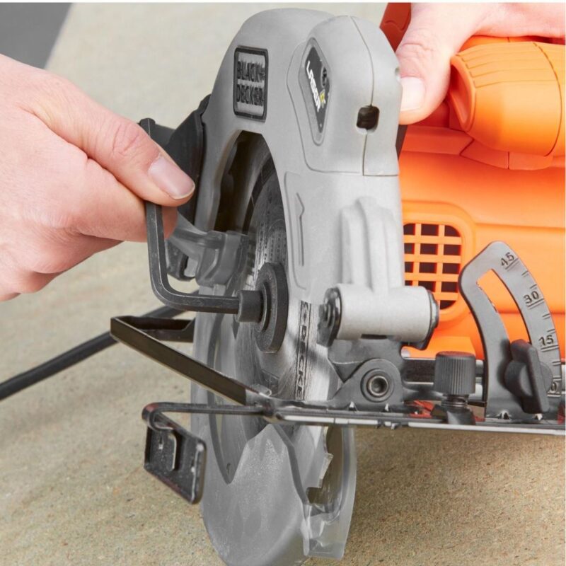 Fierastrau circular Black&Decker, CS1250LKA, 1250 W, 190X16, 65 mm, 2 discuri - Fierastraie pendulare/sabie si circulare - Simple Tools