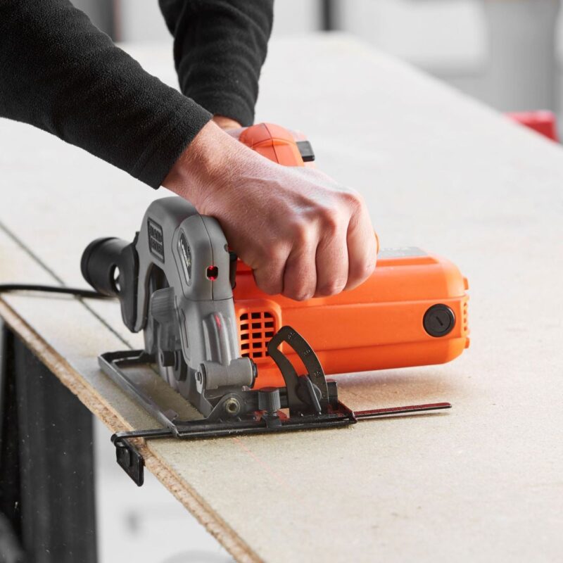 Fierastrau circular Black&Decker, CS1250LKA, 1250 W, 190X16, 65 mm, 2 discuri - Fierastraie pendulare/sabie si circulare - Simple Tools