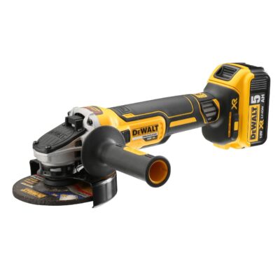 Polizor unghiular DeWalt, DCG405P2, 125 mm, 2 acumulatori XR Li-Ion 18 V 5.0 Ah - Polizoare unghiulare si de banc - Simple Tools