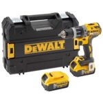 Masina de insurubat si gaurit cu percutie DeWalt DCD796P2-QW, 2 x acumulator XR Li-Ion  5.0 Ah 18 V, cutie pentru transport - Masini de gaurit si insurubat cu acumulator - Simple Tools