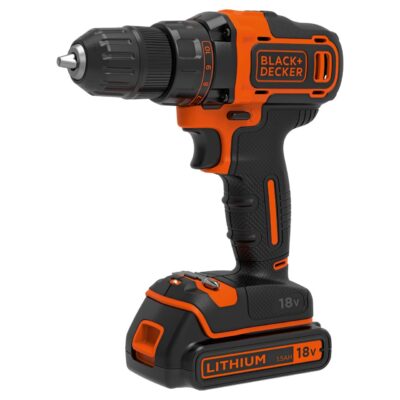 Masina de gaurit si insurubat Black&Decker BDCDD186-QW cu acumulator Li-Ion 1.5 Ah 18V si incarcator - Masini de gaurit si insurubat cu acumulator - Simple Tools