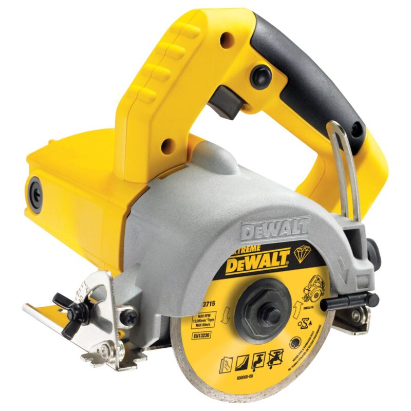 Masina de debitat placi ceramice DeWalt, DWC410-QS, 1300 W 110 mm - Fierastraie pendulare/sabie si circulare - Simple Tools