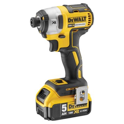 Masina de insurubat cu impact DeWalt de 1/4 ", DCF887P2-QW , 2 x  acumulator XR Li-Ion 5.0 Ah 18 V, geanta pentru transport - Masini de gaurit si insurubat cu acumulator - Simple Tools