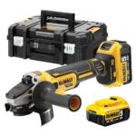 Polizor unghiular DeWalt, DCG405P2, 125 mm, 2 acumulatori XR Li-Ion 18 V 5.0 Ah - Polizoare unghiulare si de banc - Simple Tools