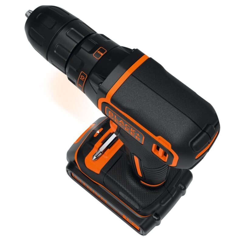 Masina de gaurit si insurubat Black&Decker, BDCDC18KB,  2 acumulatori LI-ion 1.5Ah 18V - Masini de gaurit si insurubat cu acumulator - Simple Tools