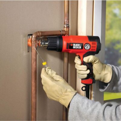 Suflanta cu aer cald Black&Decker, KX2200K, 2200W, 8 accesorii - Pistoale de lipit/feon si plita - Simple Tools