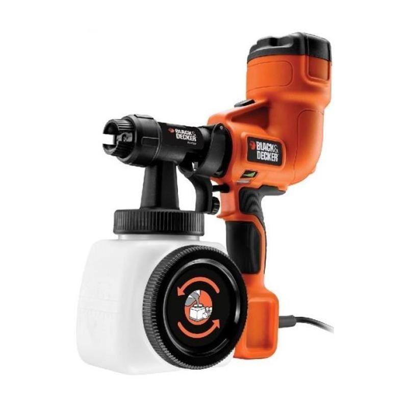 Pistol electric pentru vopsit Black&Decker, HVLP200, 1.2L 400W - Scule tencuit/Vopsit/Slefuit si Taiat - Simple Tools