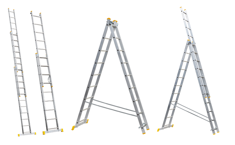 SCARA DIN ALUMINIU ETS 1167 CU 7 TREPTE - Scari si schele - Simple Tools
