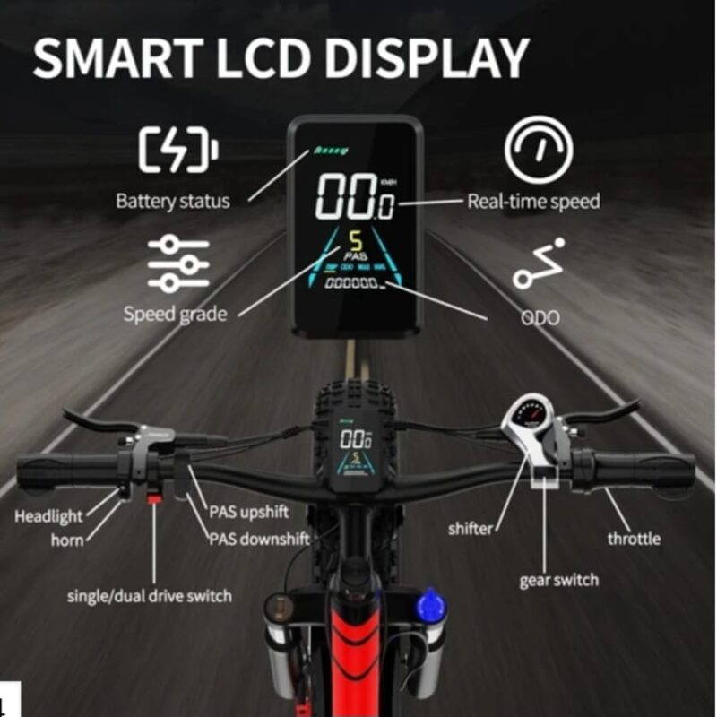 Bicicleta electrica DUOTTS S26 - 750W x 2 motoare