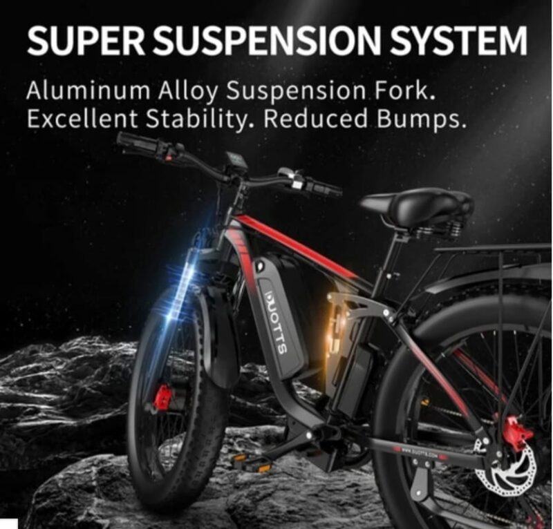 Bicicleta electrica DUOTTS S26 - 750W x 2 motoare