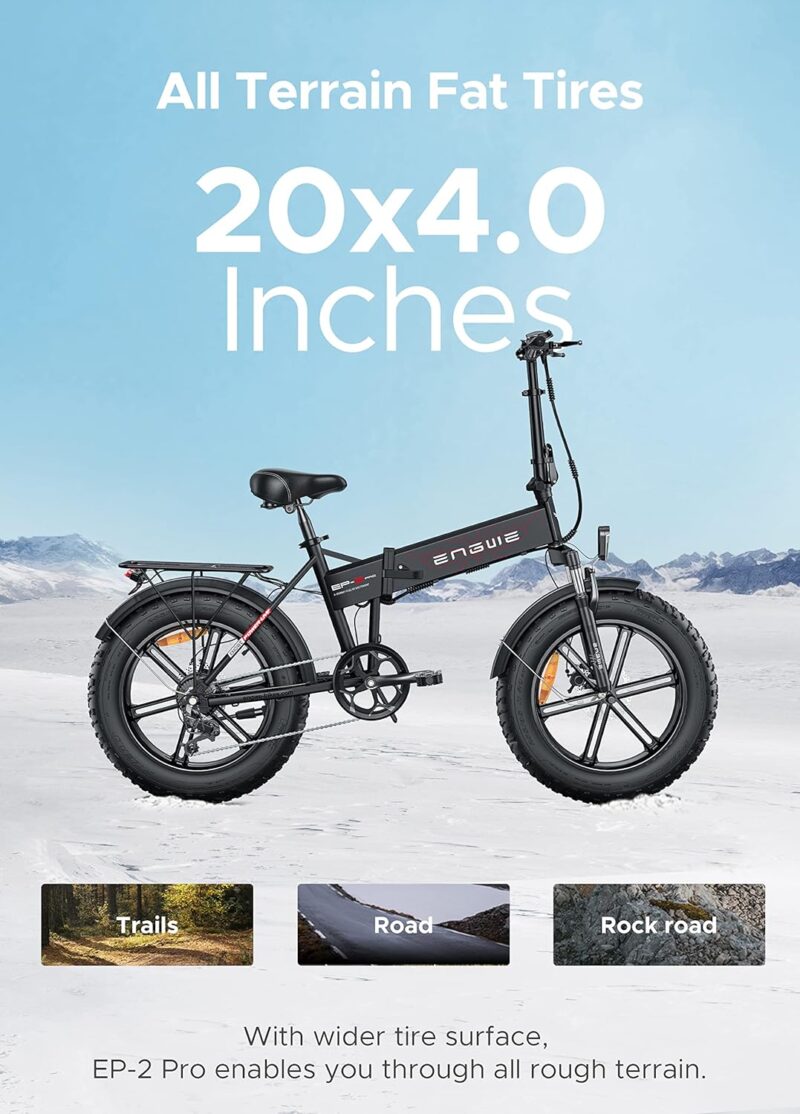 Bicicletă electrică pliabilă ENGWE EP-2 Pro Portocalie