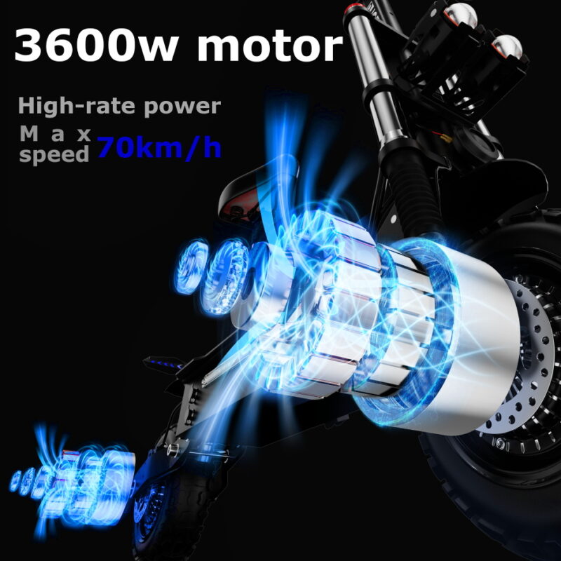 Trotineta electrica DUOTTS D66 - 2 motoare * 1800W
