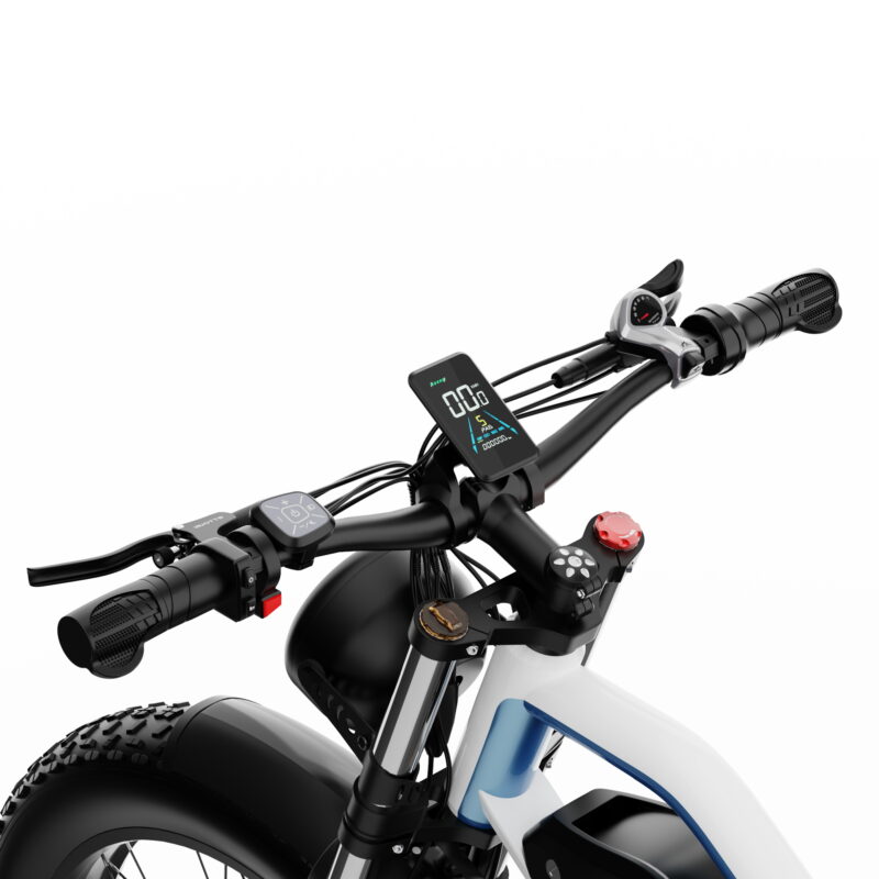 2x750 W Alb-Albastru