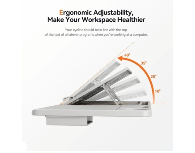 Suport Masa Laptop - pentru scaun ergonomic - Newtral Gri