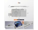 Suport Masa Laptop - pentru scaun ergonomic - Newtral Gri