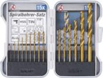 BGS 50815 Set burghie spiralate HSS titan-nitrurat 1