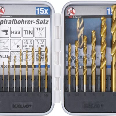 BGS 50815 Set burghie spiralate HSS titan-nitrurat 1