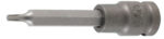 Bit de impact Torx T25, lungime 100mm, antrenare cu tubulara 1/2", BGS 5470