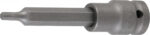Bit de impact Torx T27, lungime 100mm, antrenare cu tubulara 1/2", BGS 5467