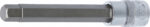 Bit Imbus 13 mm, lungime 140mm, antrenare cu tubulara 1/2", BGS 5184-H13