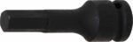 Bit Imbus de impact 12 mm, lungime 75mm, antrenare cu tubulara 1/2", BGS 5481-M12
