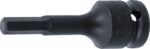 Bit Imbus de impact 8 mm, lungime 75mm, antrenare cu tubulara 1/2", BGS 5481-M8