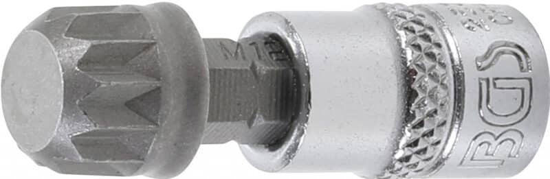 Bit Spline(XZN) M12 cu tubulara1/4" Bit Spline(XZN) M12 cu tubulara1/4"