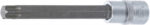 Bit Torx T60, lungime 140mm, antrenare cu tubulara 1/2", BGS 5184-T60