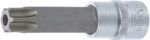 Bit Torx T80 cu gaura, lungime 100mm, antrenare cu tubulara 1/2", BGS 5184-TB80