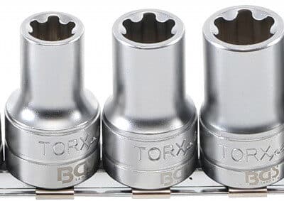 Chei tubulare profil Torx Plus10EP - 20EP, antrenare10 mm (3/8"), 7 piese, BGS 9587
