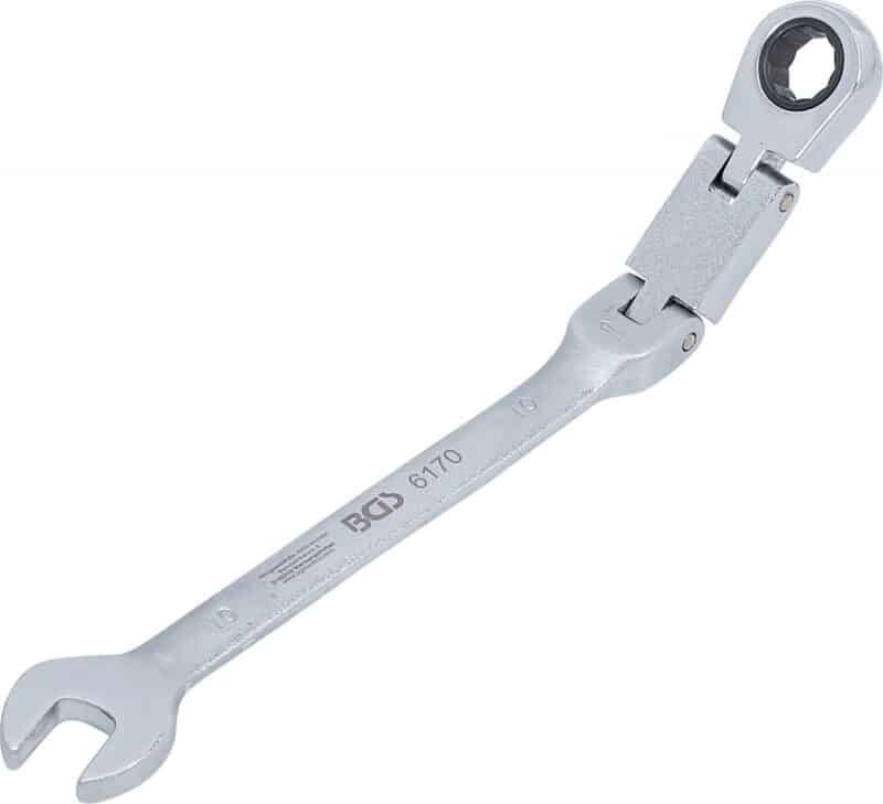 Cheie combinata cu clichet 10 mm dublu articulata